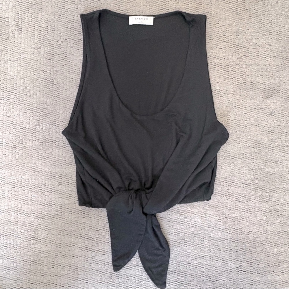 Babaton Tie-Front Top S